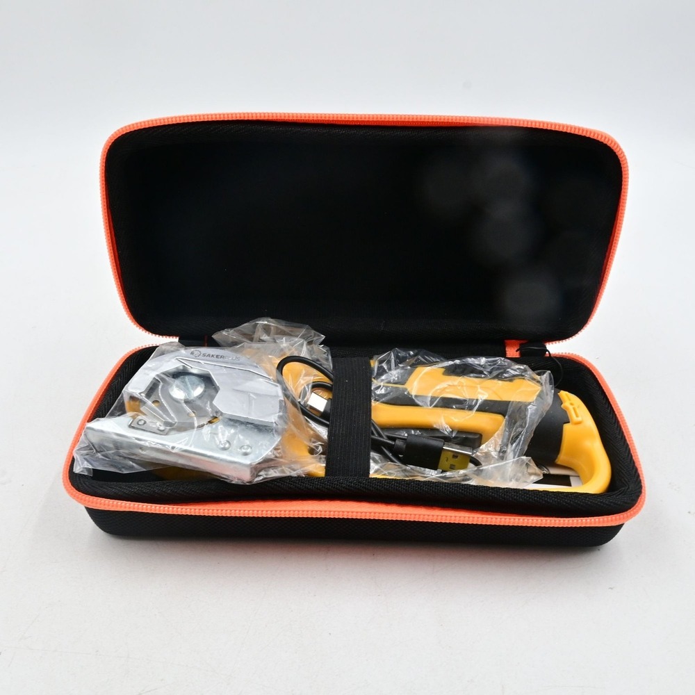 SakerPlus SK-ES04L Cordless Electric Scissors 4V Cardboard Cutter w/ Case